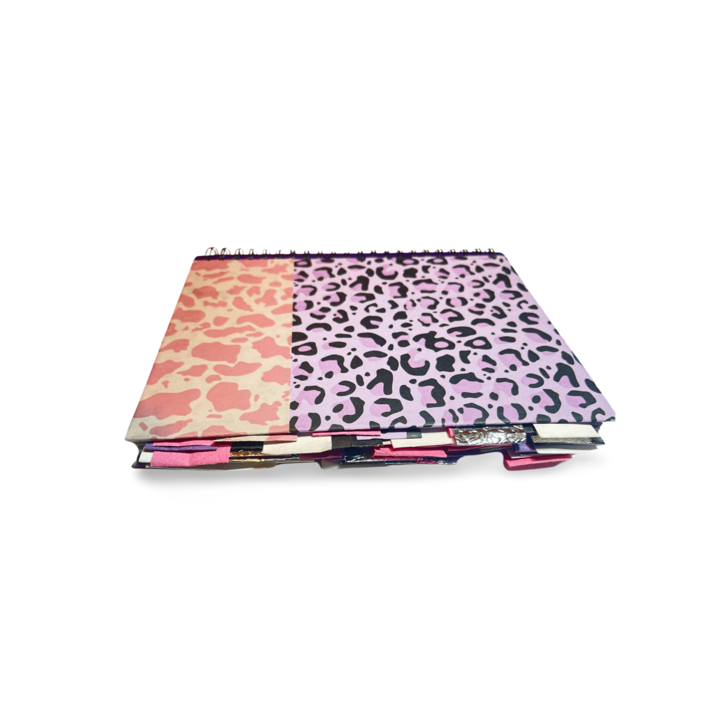 Say goodbye to bulky binders and hello to the Binder Notebook - the ultimate solution for staying organized and stylish. Order yours today and experience the convenibinderbinderPurple Animal Print Binding Notebook