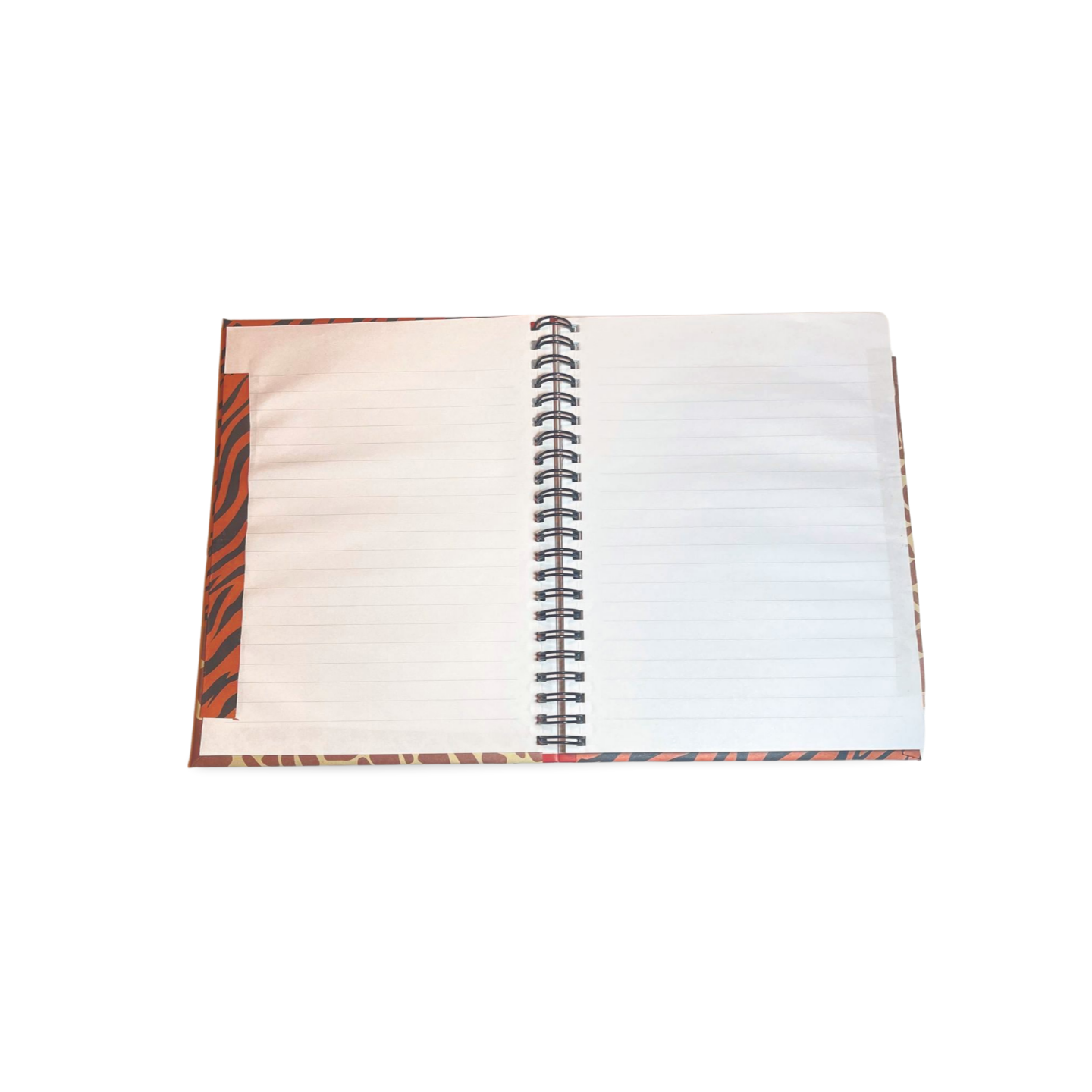 Orange Animal Print Binding Notebook