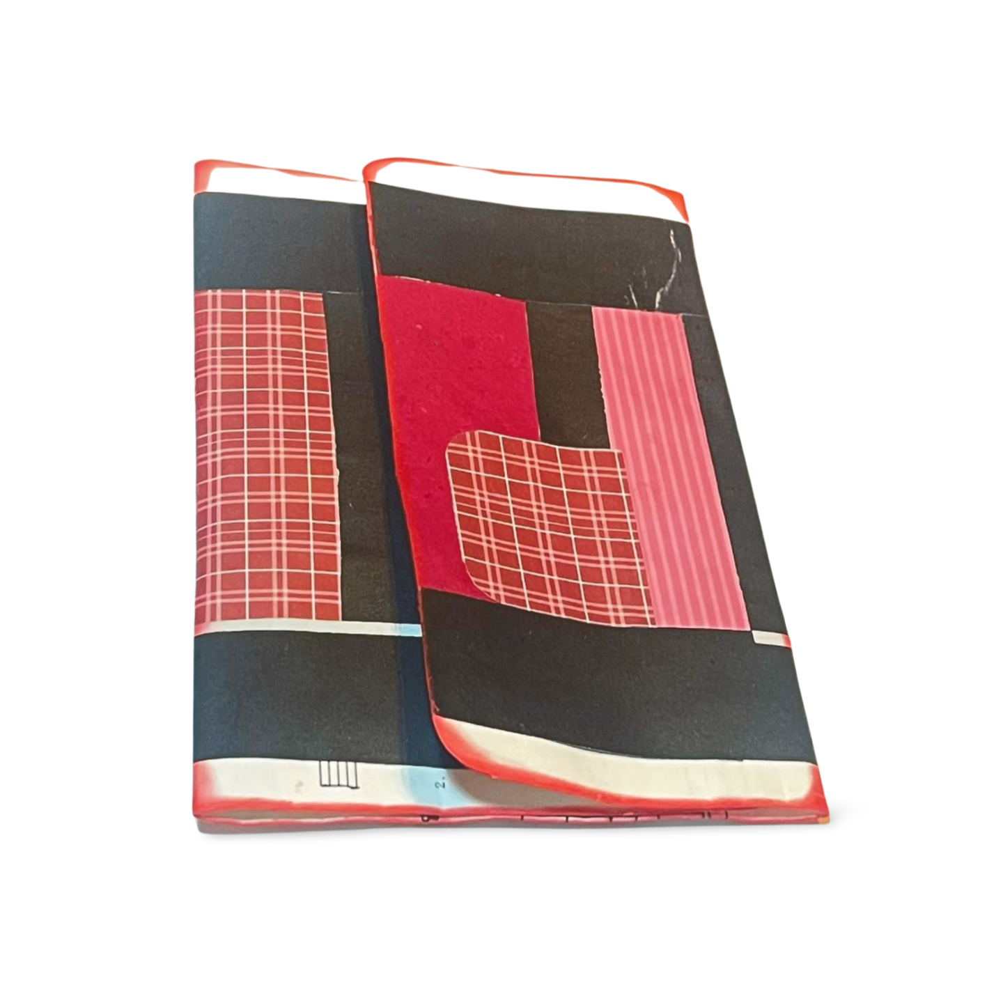 Plaid Empty Tri Fold Folio