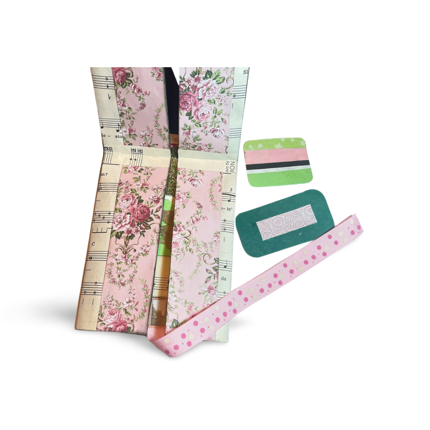 Upgrade your journal folio security and indulge in the luxury of preserving your secrets with our Folio/Floral Rose Print/Musical Notes Journal Folio.Journal PacketsJournal PacketsFold Pocket/Floral Rose Print/Musical Notes Journal Folio