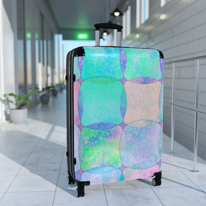 Sequin Pattern Design Suitcase