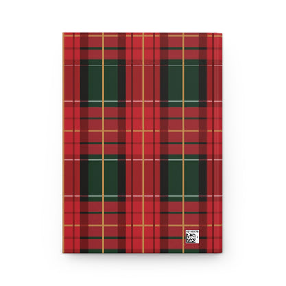 Christmas Plaid Hardcover Journal Matte