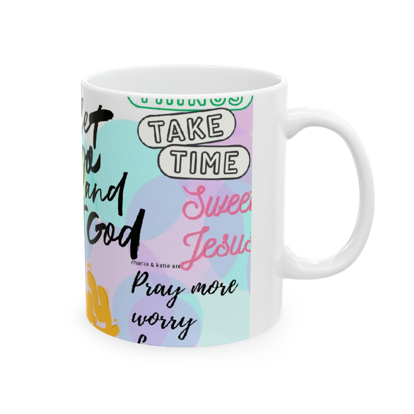 Prayer Quotes Ceramic Mug, 11oz