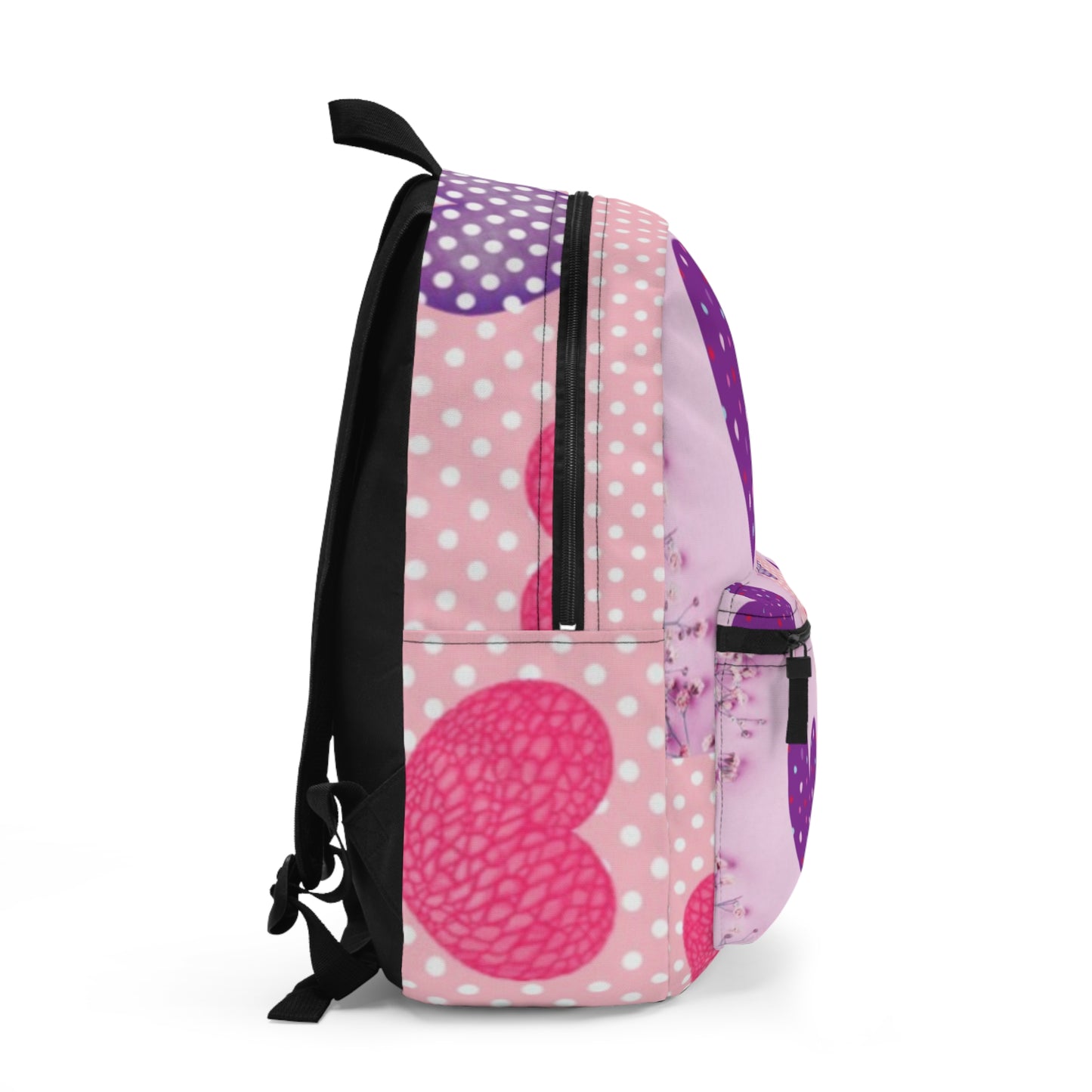 Polka Dot Heart Backpack