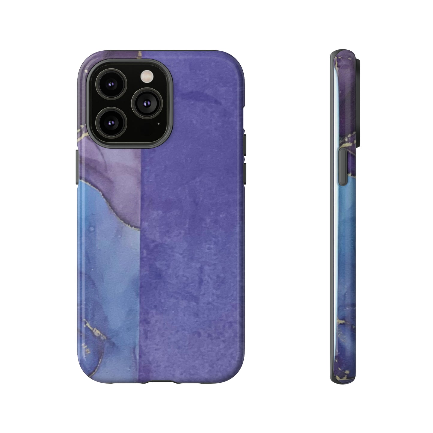 Purple Marble Tough Phone Case