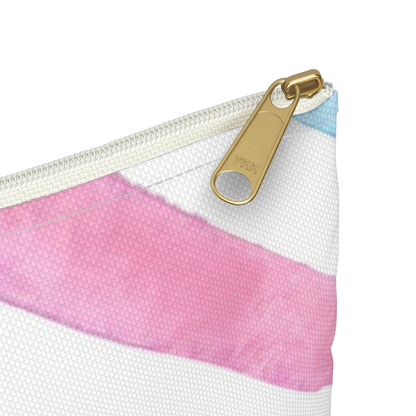 Stripe Print Accessory Pouch