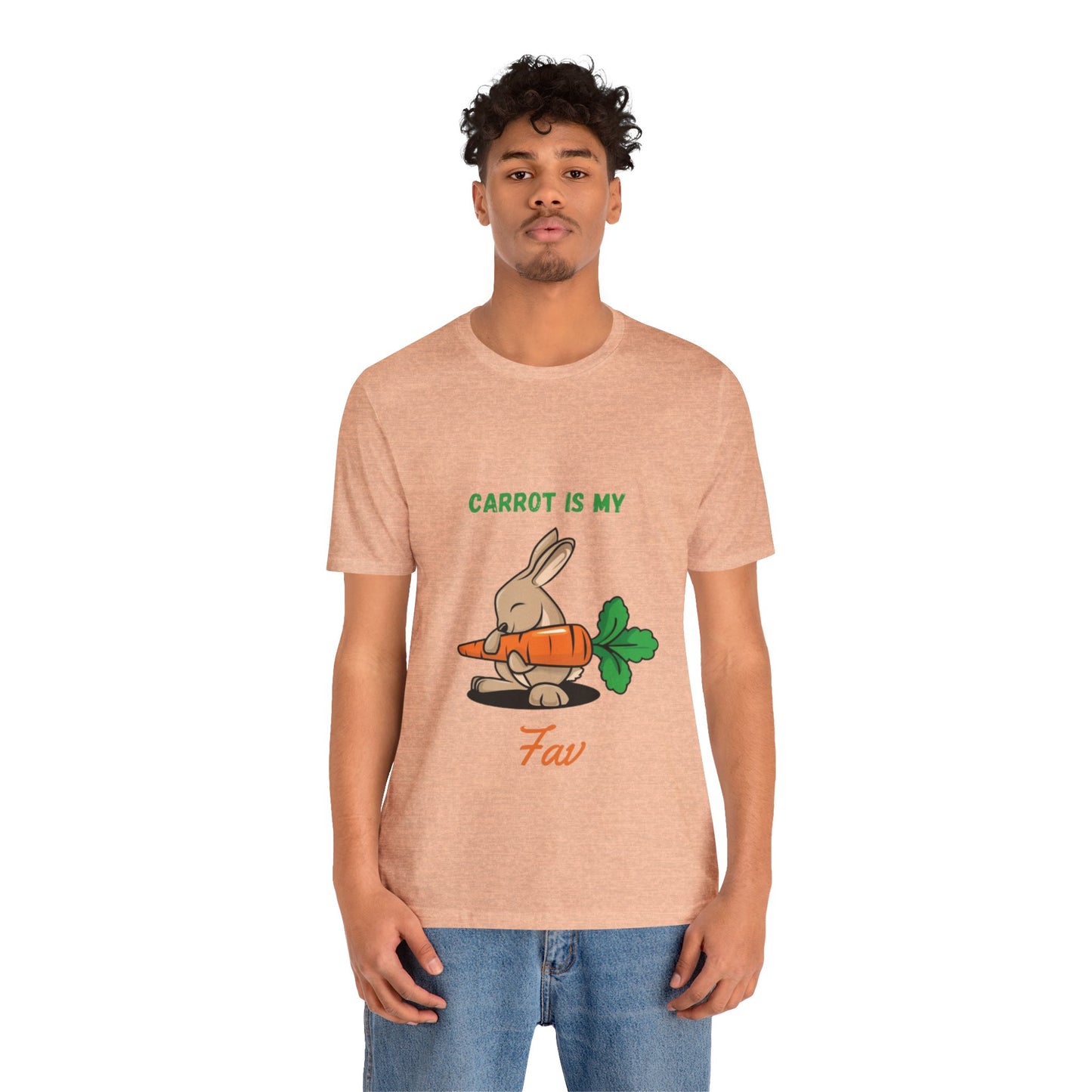 “Carrot is my fav” Jersey Short Sleeve Tee