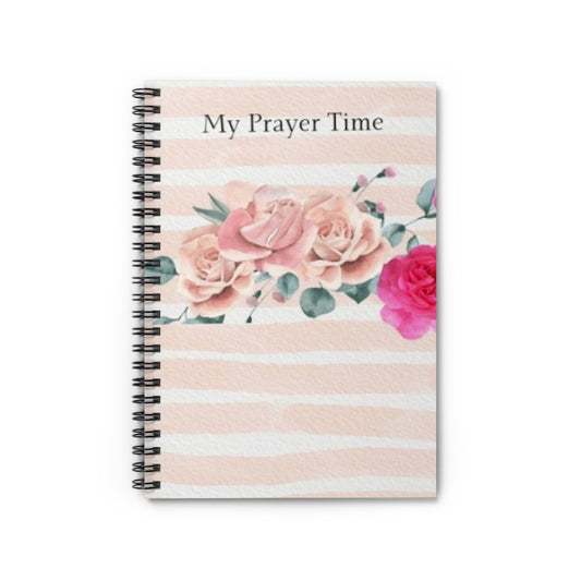 "My Prayer Time" Spiral Notebook - Ruled Line