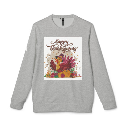 Happy Thanksgiving adidas Unisex Fleece Crewneck Sweatshirt