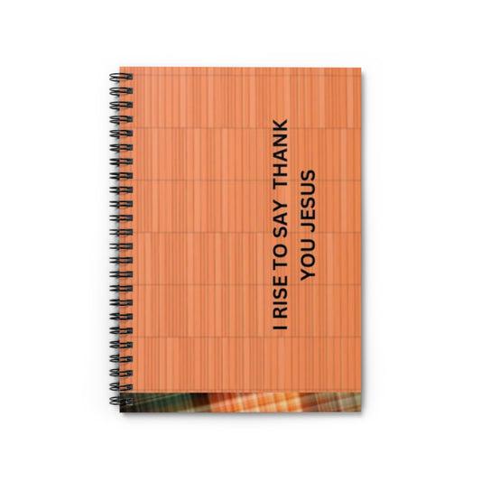 "Thank you Jesus" Spiral Notebook - Ruled Line