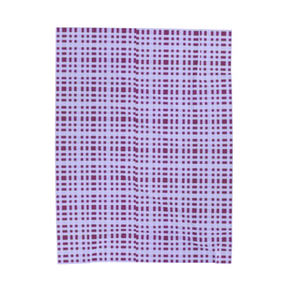 Lavender Stripe Velveteen Plush Blanket