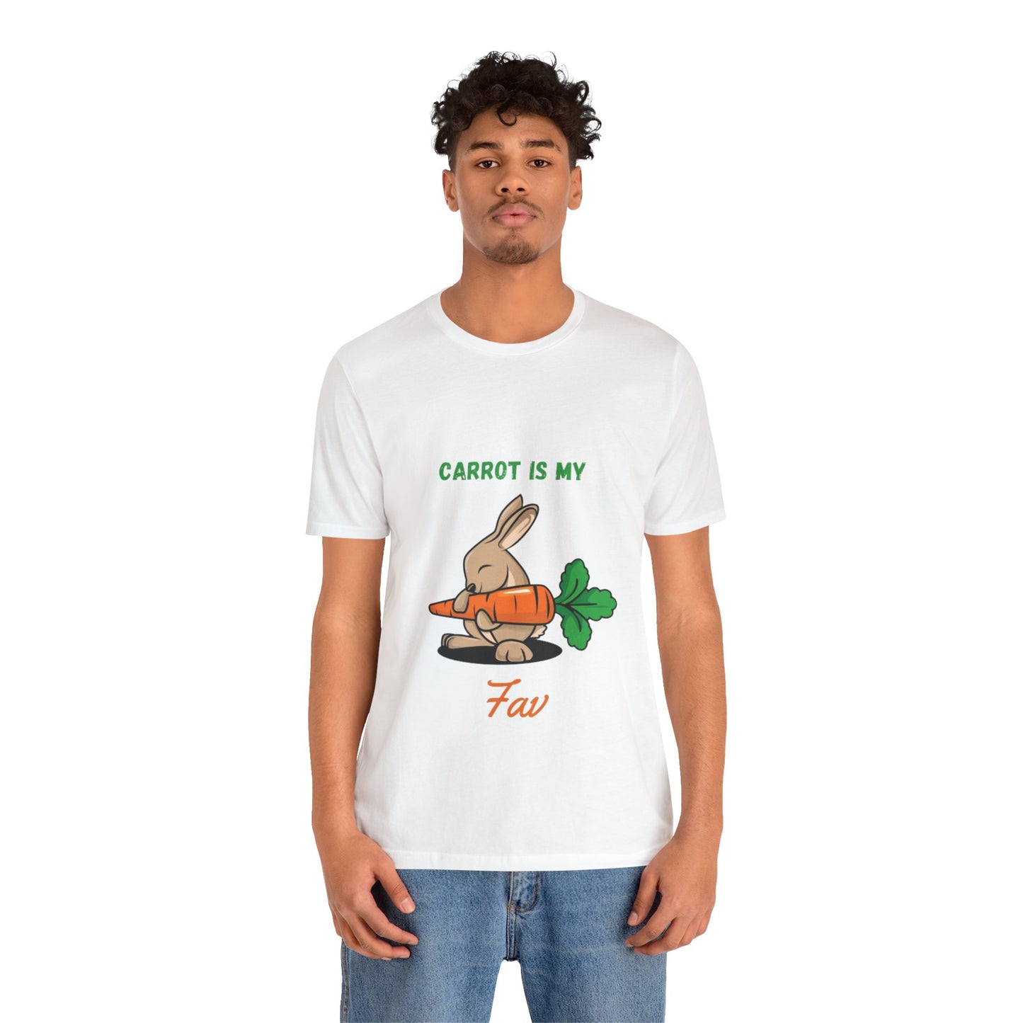 “Carrot is my fav” Jersey Short Sleeve Tee