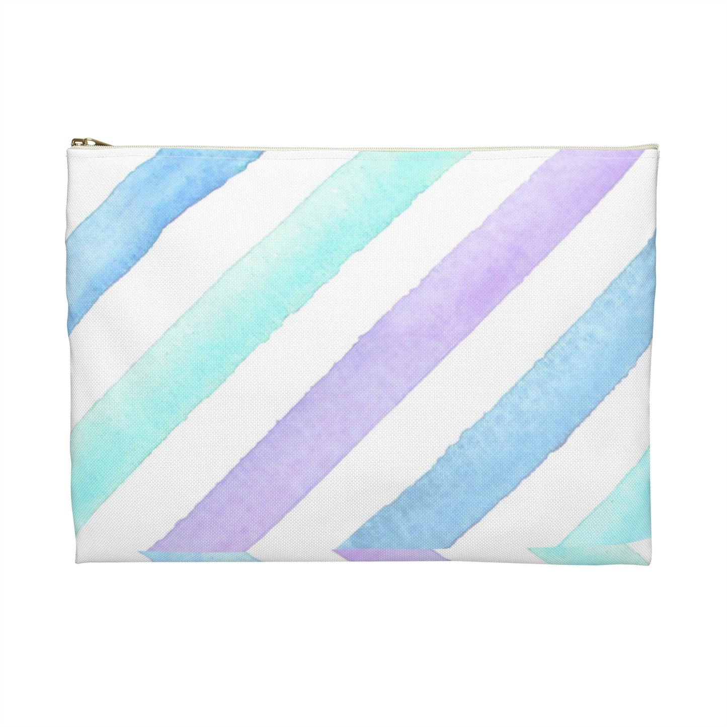 Stripe Print Accessory Pouch