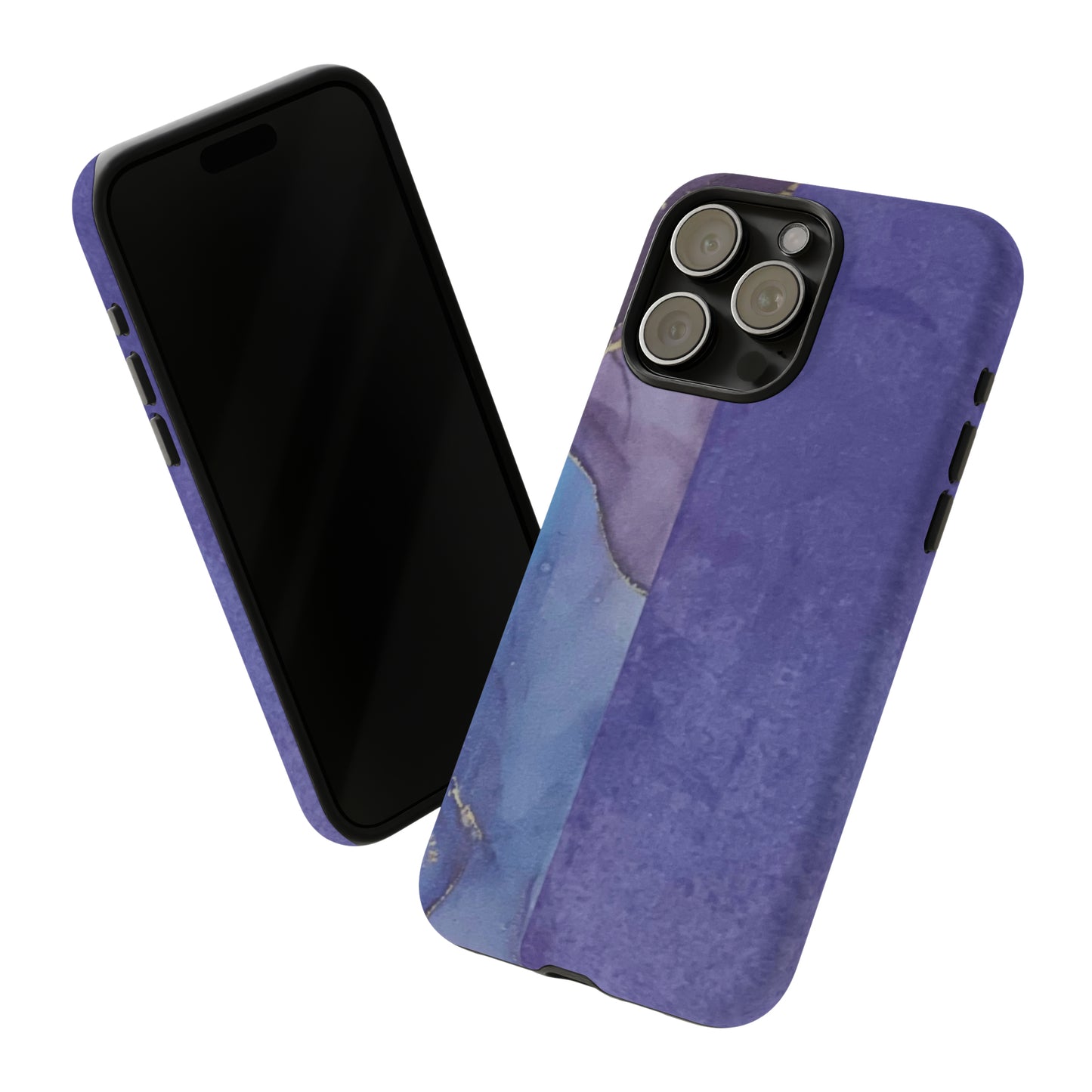 Purple Marble Tough Phone Case