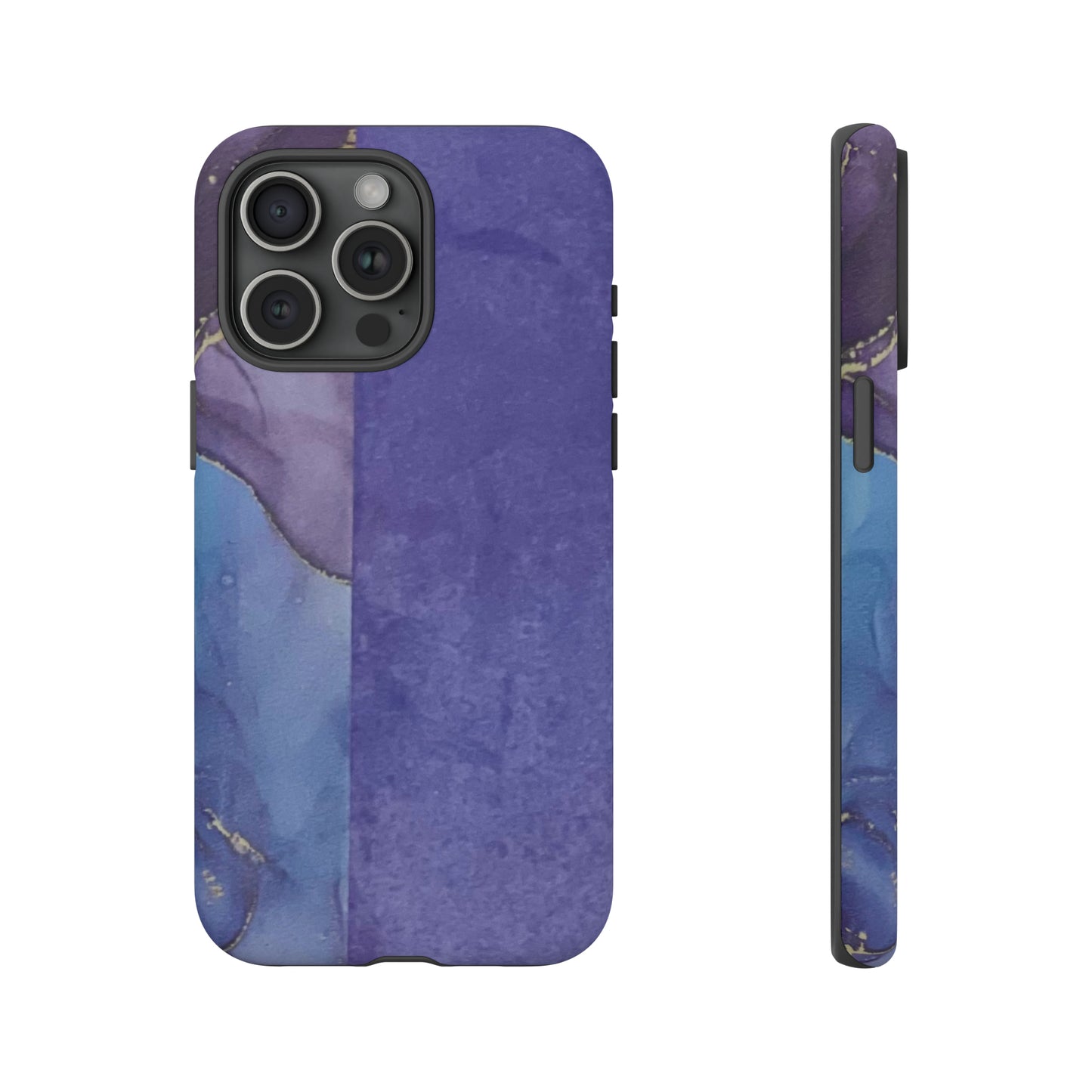 Purple Marble Tough Phone Case