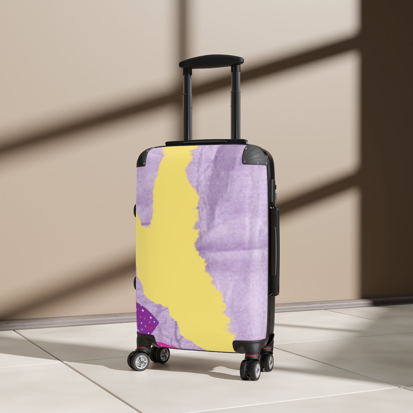 Marbled Design Suitcase