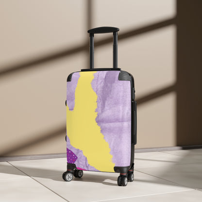 Marbled Design Suitcase