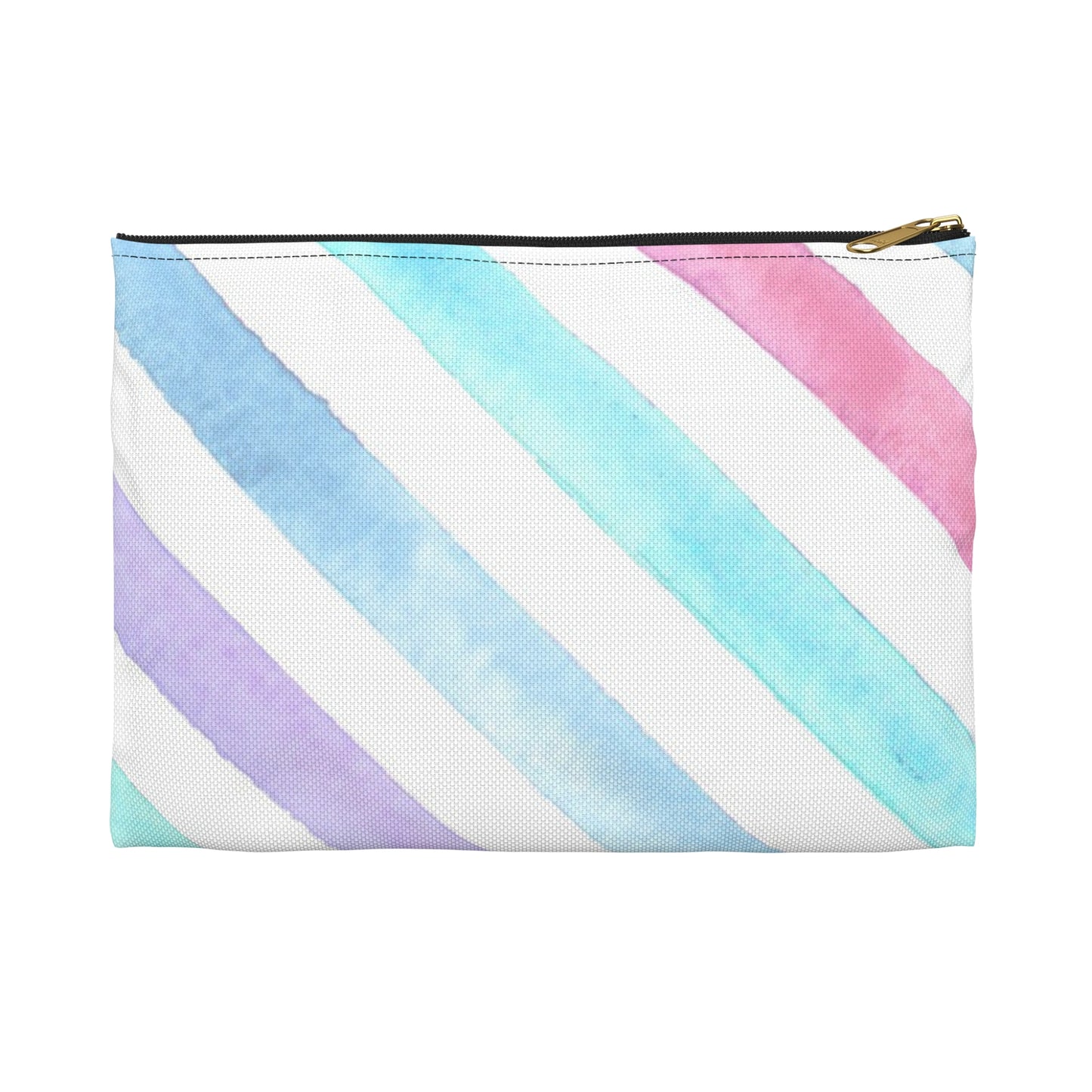 Stripe Print Accessory Pouch