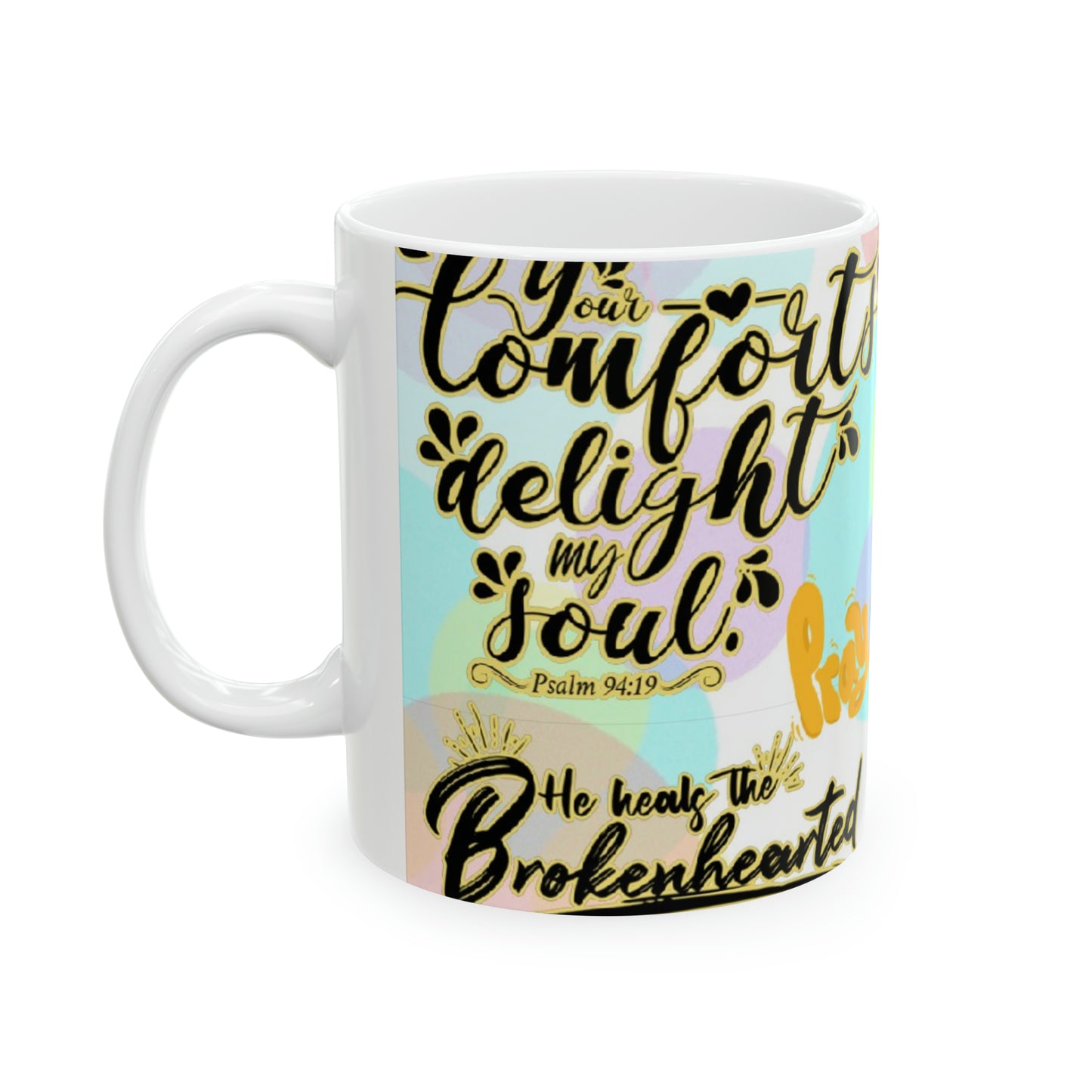 Prayer Quotes Ceramic Mug, 11oz