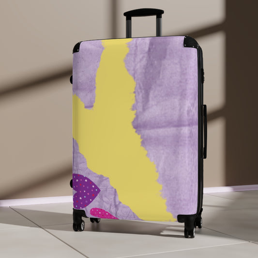 Marbled Design Suitcase