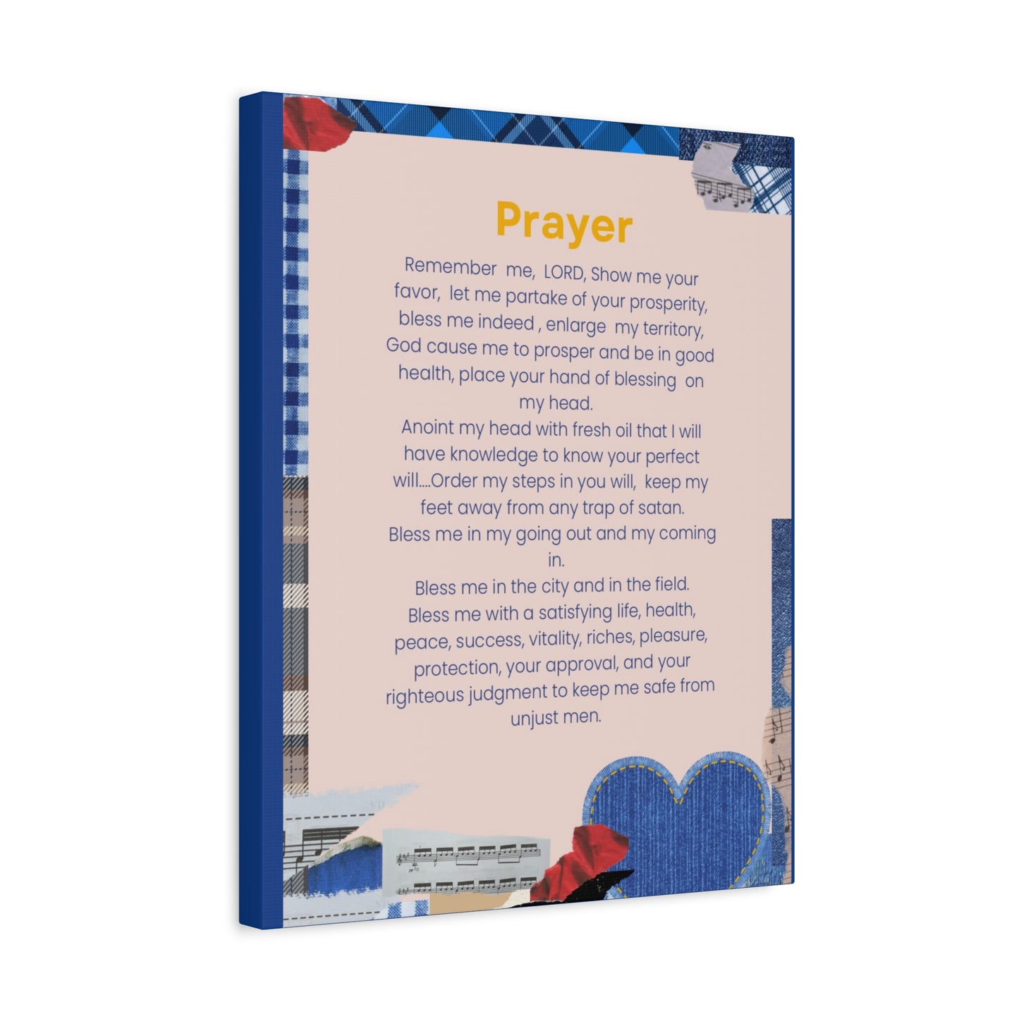 Prayer Matte Canvas, Stretched, 1.25"