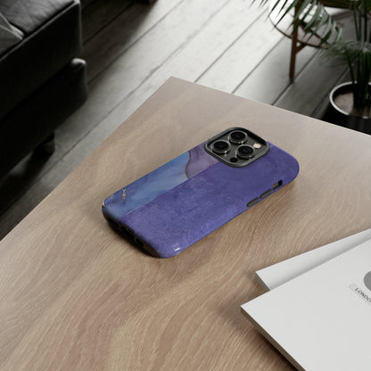 Purple Marble Tough Phone Case