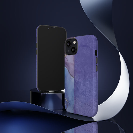 Purple Marble Tough Phone Case