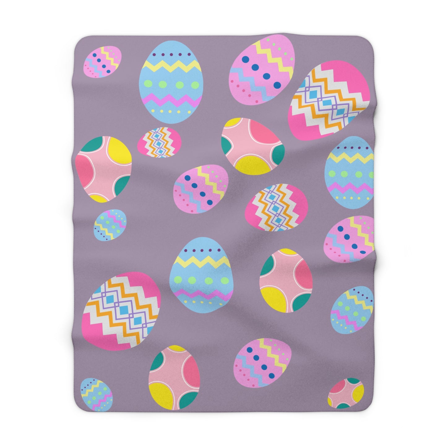 Easter Egg Sherpa Fleece Blanket