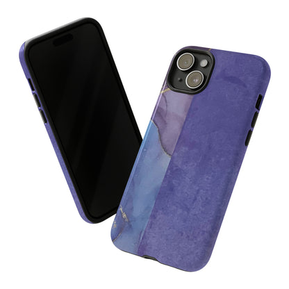 Purple Marble Tough Phone Case