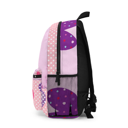 Polka Dot Heart Backpack