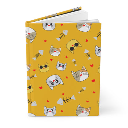 Kitty Hardcover Journal Matte