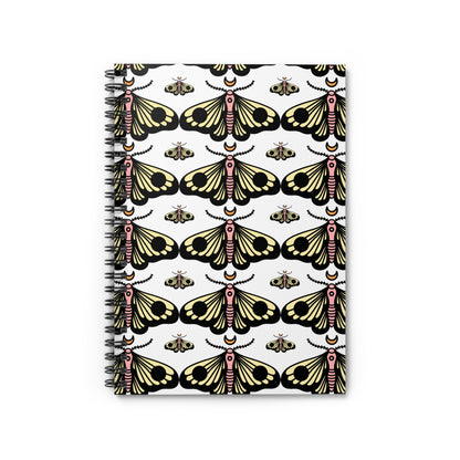 Butterfly Spiral Notebook - Ruled Line