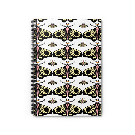 Butterfly Spiral Notebook - Ruled Line