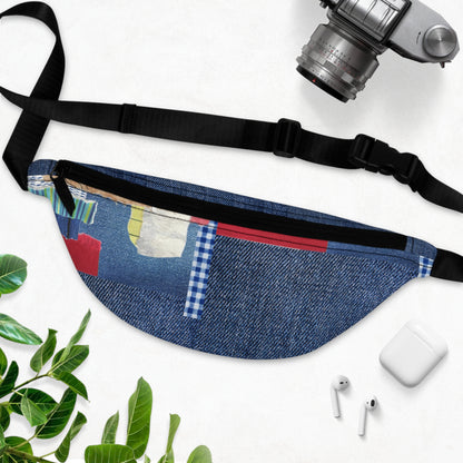 Jeans Print Fanny Pack