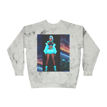 Unisex Color Blast Crewneck Sweatshirt