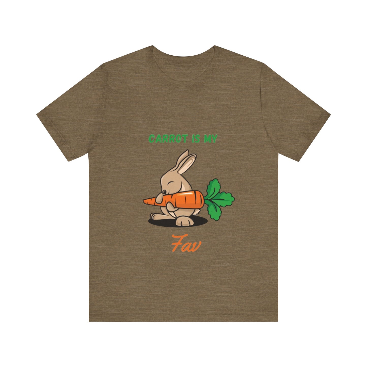 “Carrot is my fav” Jersey Short Sleeve Tee