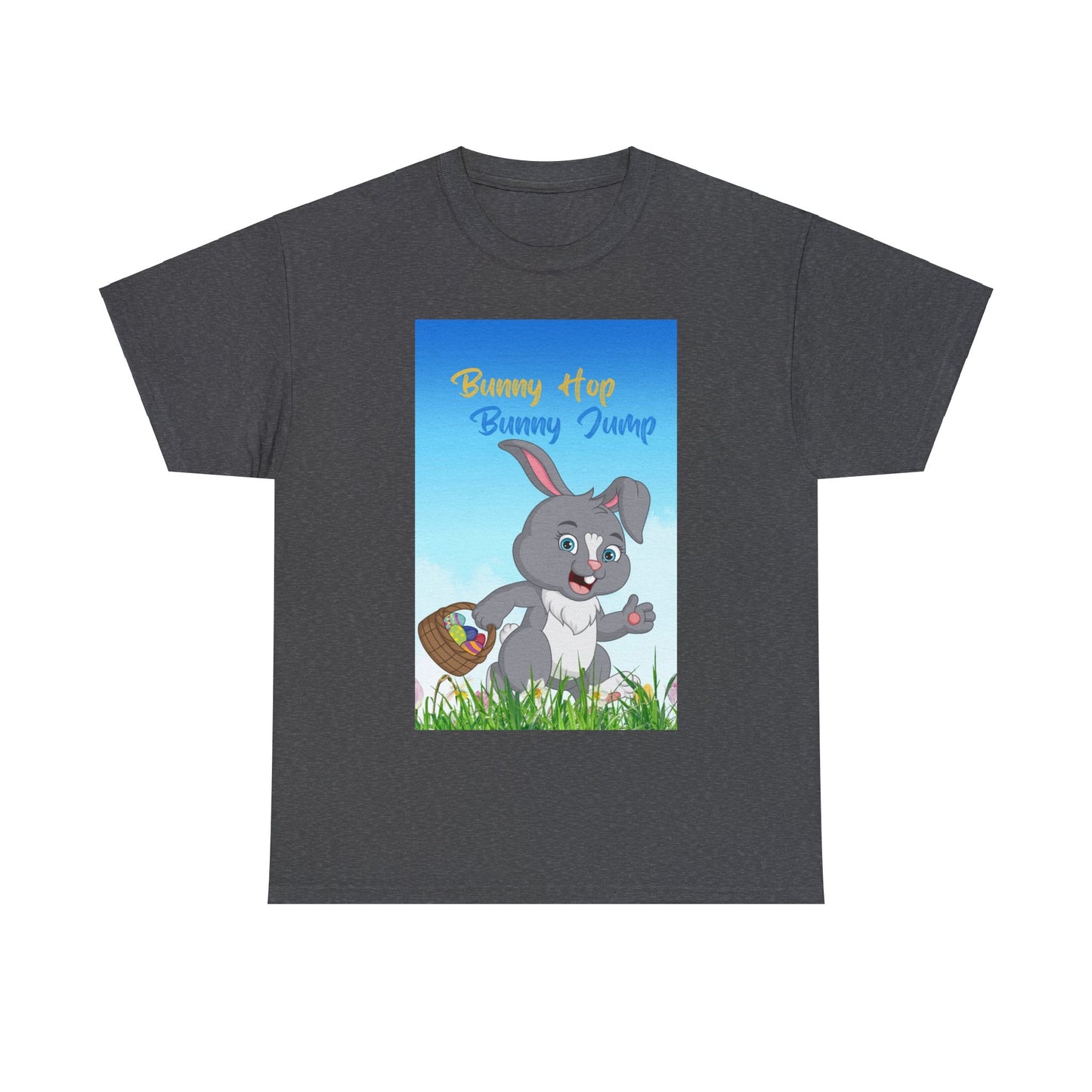 “Bunny Jump, Bunny Hop” Unisex Heavy Cotton Tee