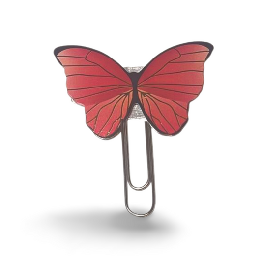 Cute 2pcs Butterfly Paper Clip set