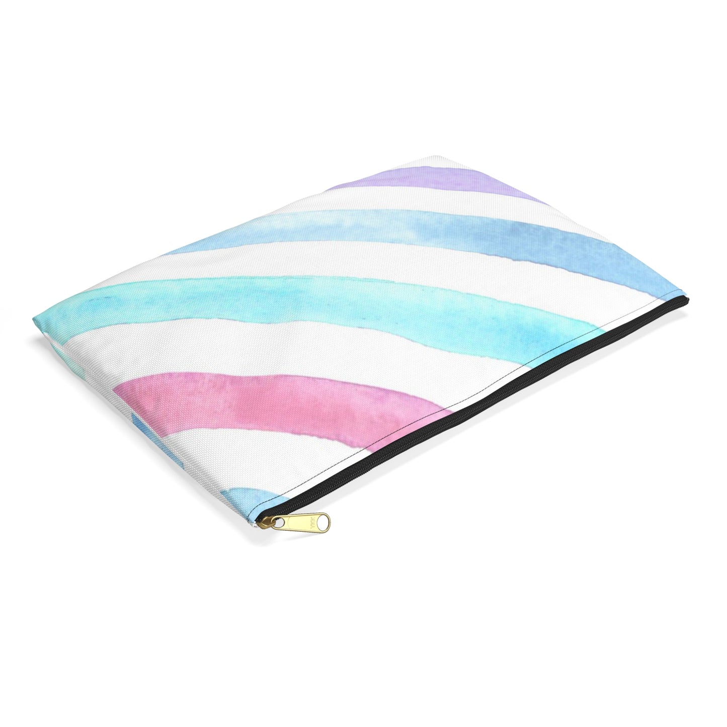 Stripe Print Accessory Pouch