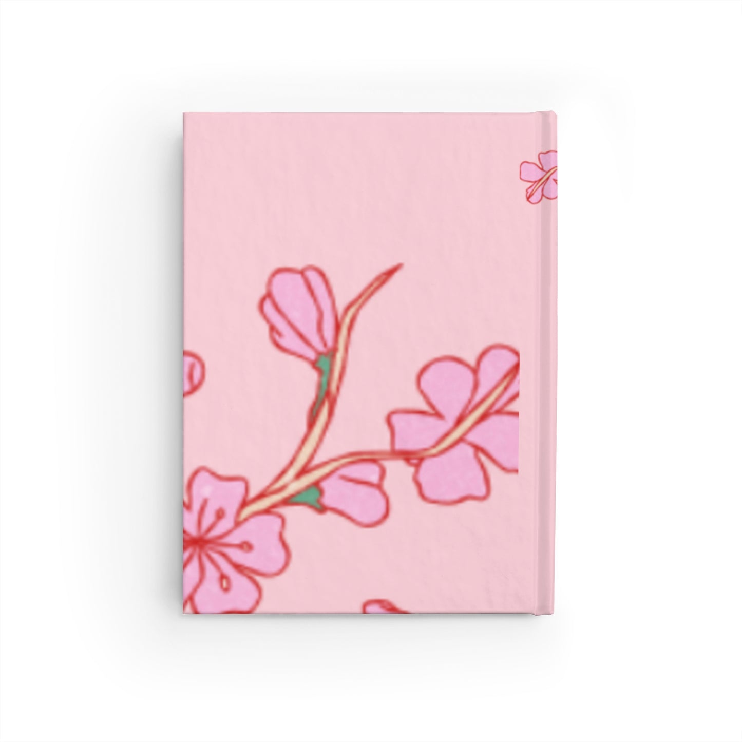 Pink Floral Blank Journal