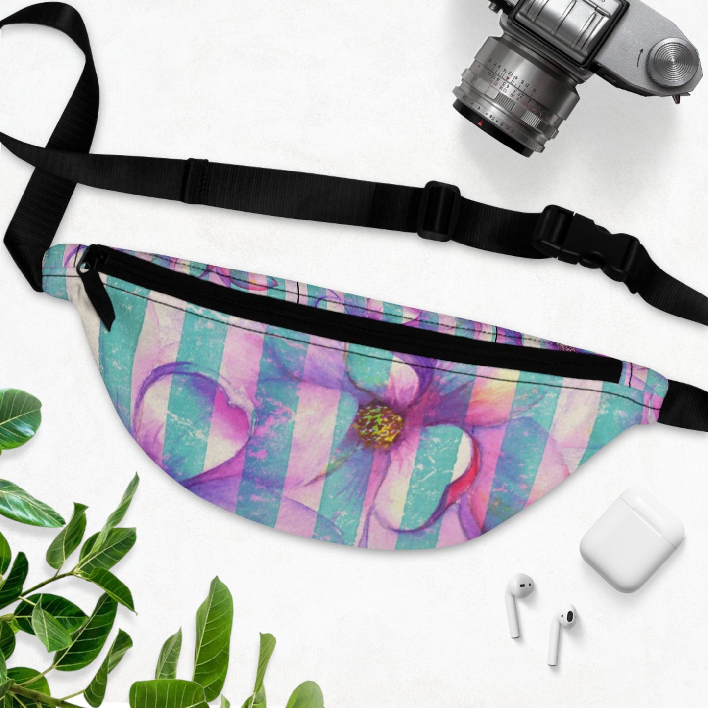 Floral & Plaid Fanny Pack