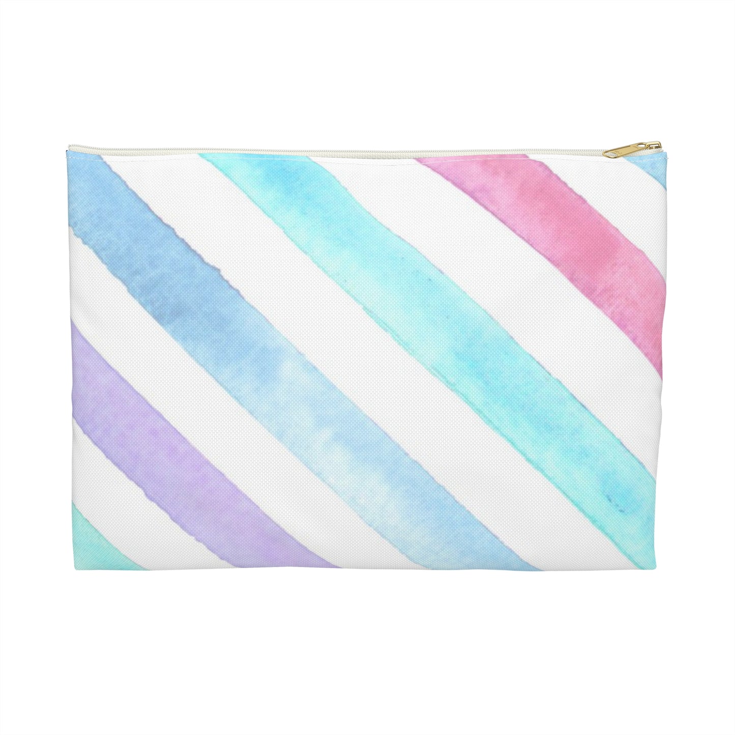 Stripe Print Accessory Pouch