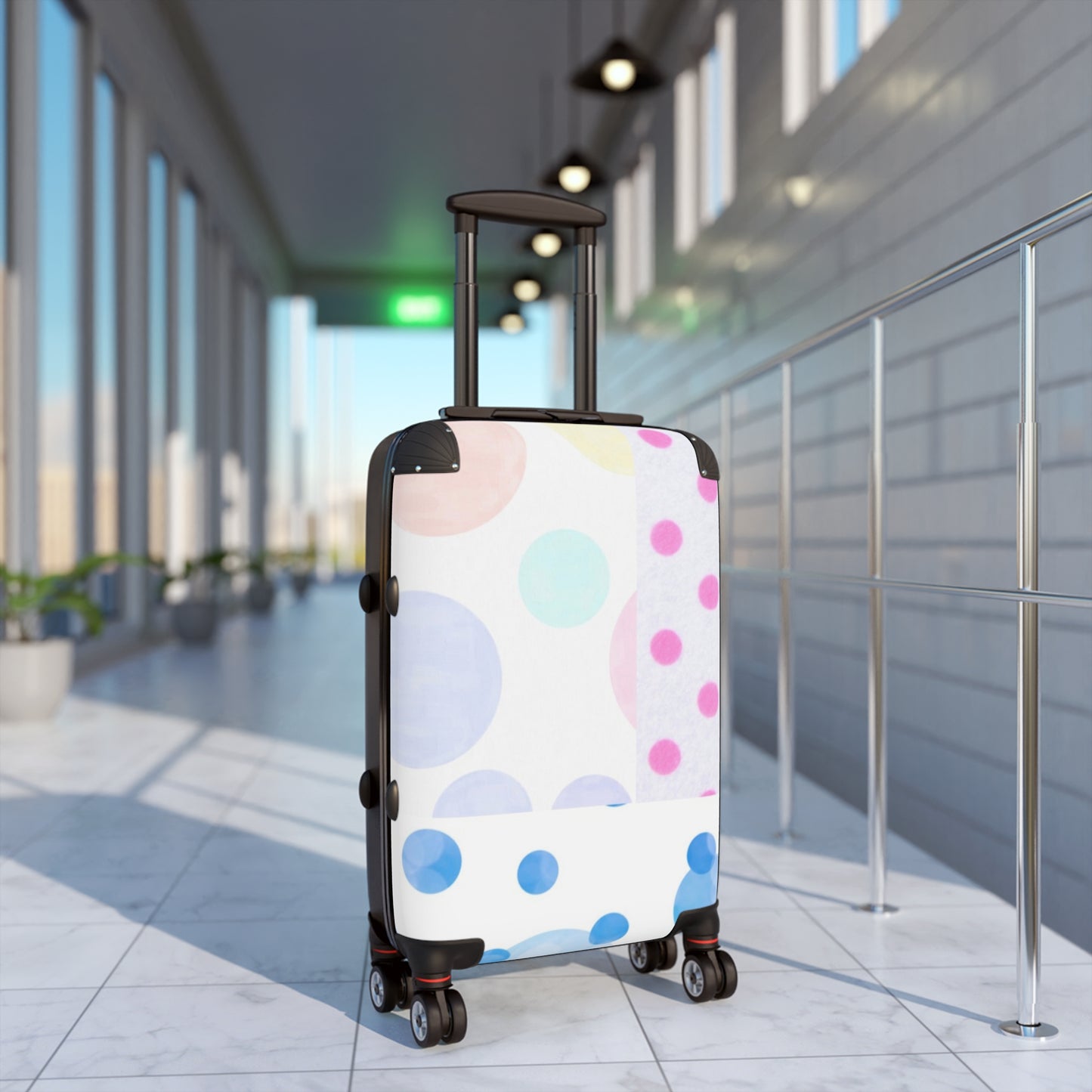 Polka Dot Design Suitcase