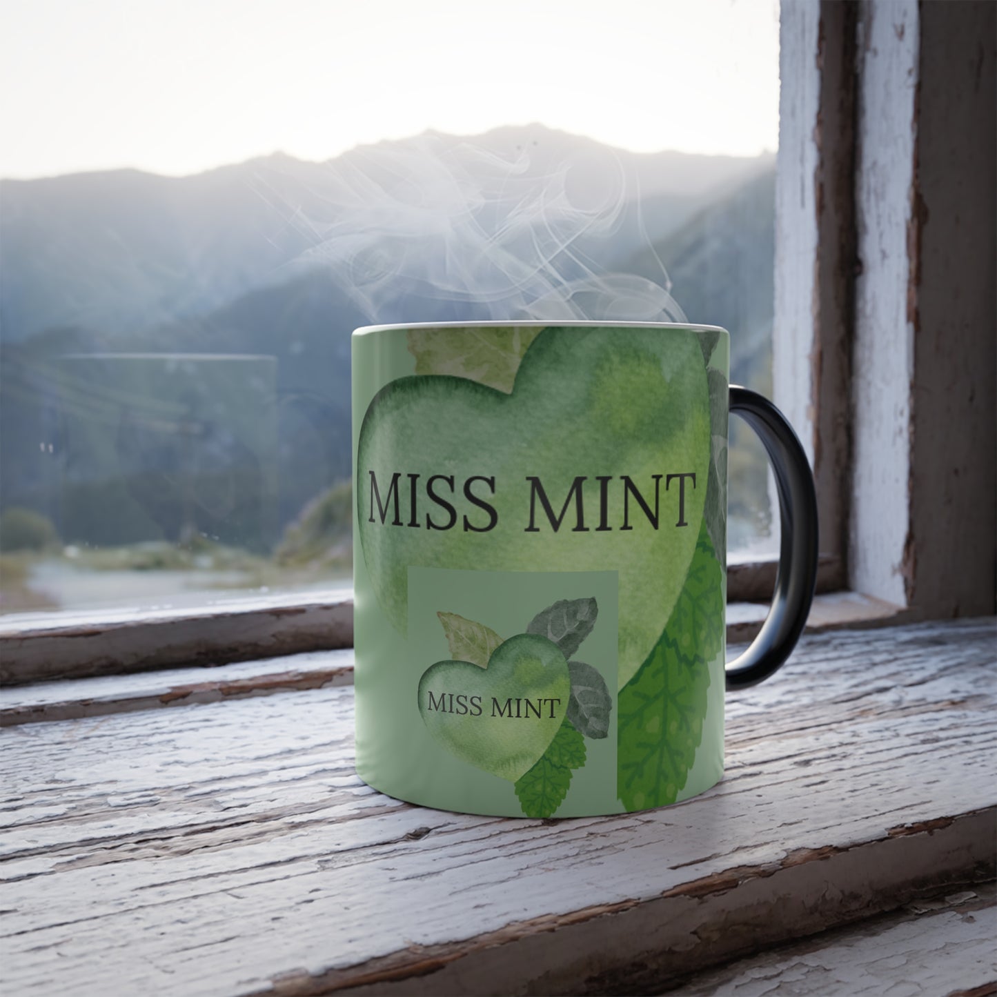 Color Morphing Mint  Mug, 11oz