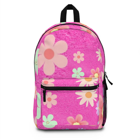 Flower Print Backpack