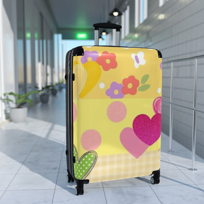 Girl's Yellow Pretty Pretty Suitcase