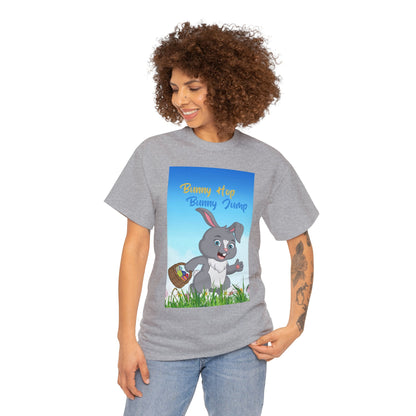 “Bunny Jump, Bunny Hop” Unisex Heavy Cotton Tee