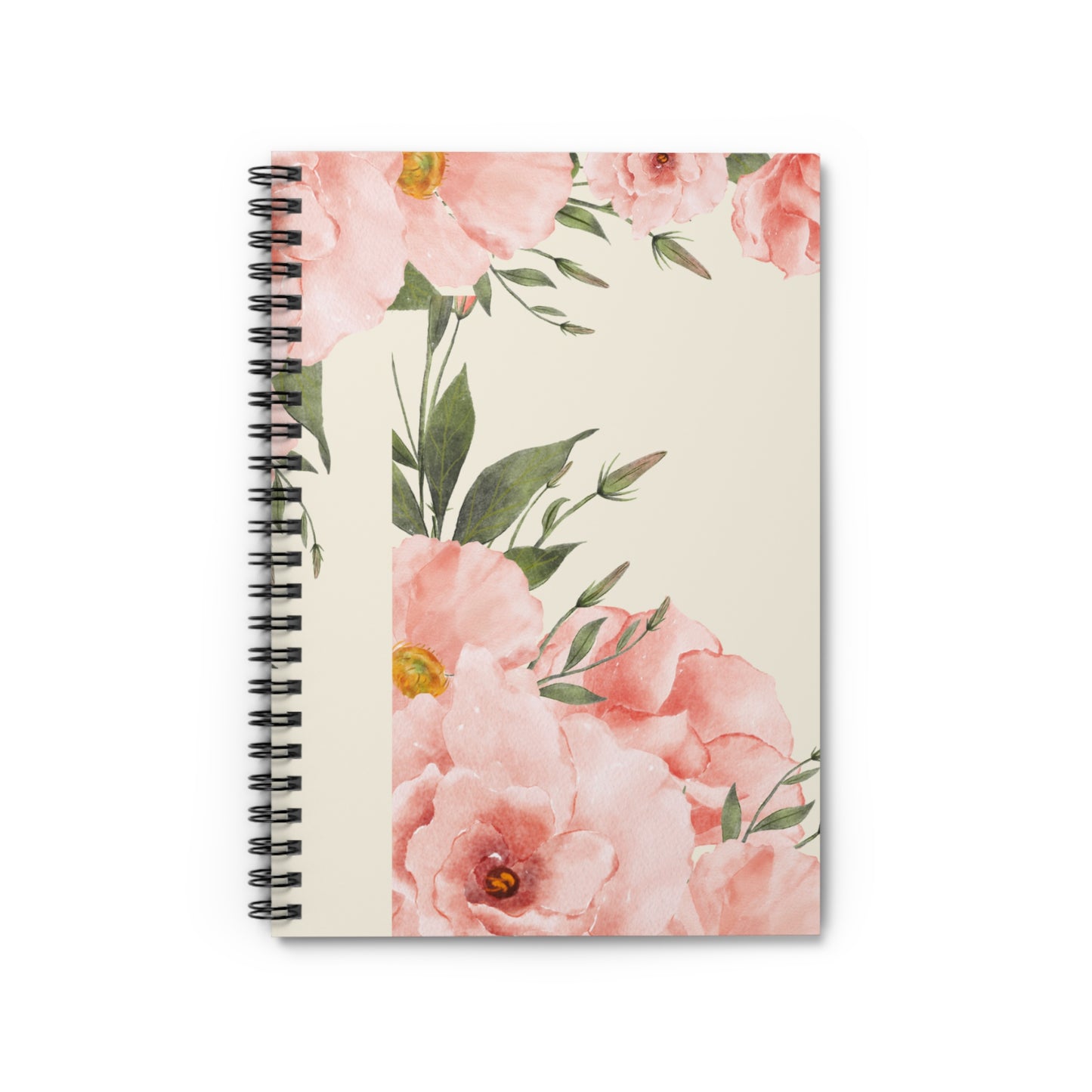 Floral Spiral Notebook - Ruled Line