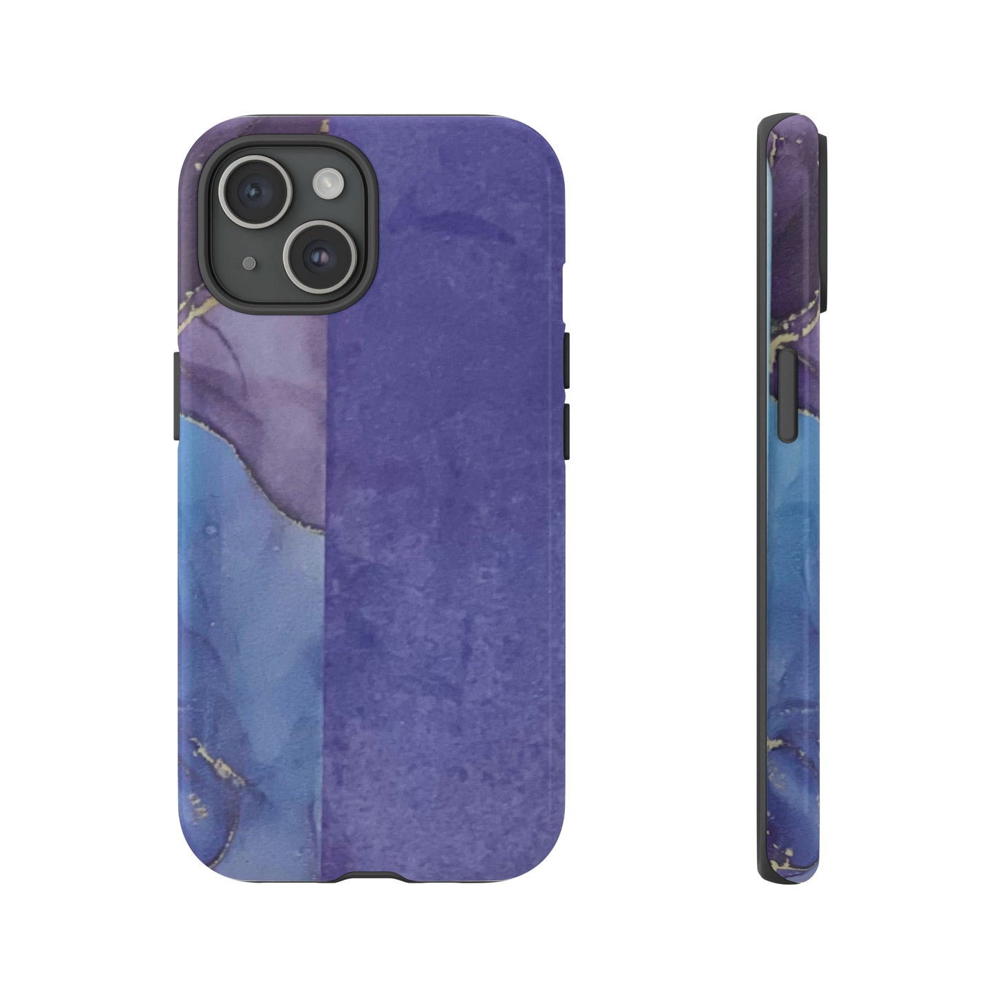 Purple Marble Tough Phone Case