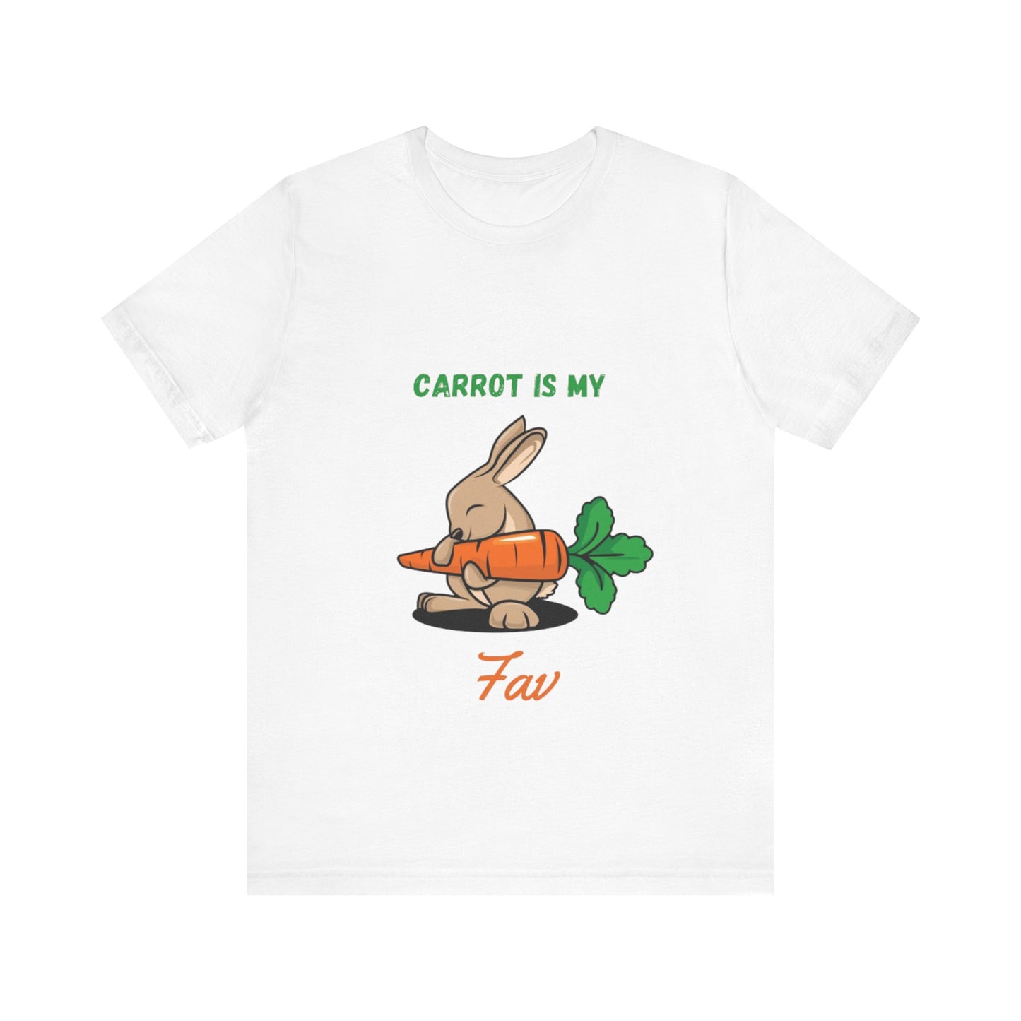 “Carrot is my fav” Jersey Short Sleeve Tee